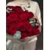 Букет №221 из пионовидной кустовой розы бордового цвета