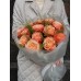 Букет № 231 - Букет садовых роз Kahala с декоративной зеленью