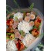 Букет №241 - Букет из Тюльпанов, сортовых гвоздик и кустовой хризантемы