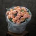 Букет №10 - роза Одноголовая Shimmer, эвкалипт Cineria, фисташка