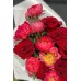 Букет №90 из пионов меняющих свой цвет Coral Charm и эквадорских роз
