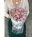 Букет №143 -Тюльпаны пионовидные Favorite Price, стифа декоративная