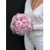 Букет №157 - Букет невесты из розовых пионов и гипсофилы