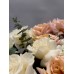 Букет №181 - Букет из французских роз с гортензией 