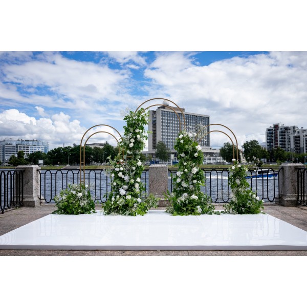 Декор свадебного мероприятия "Особняк Путинцева" от Mania Fiori Decor