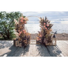 Декор свадебного мероприятия "Русская Рыбалка в Комарово" от Mania Fiori Decor
